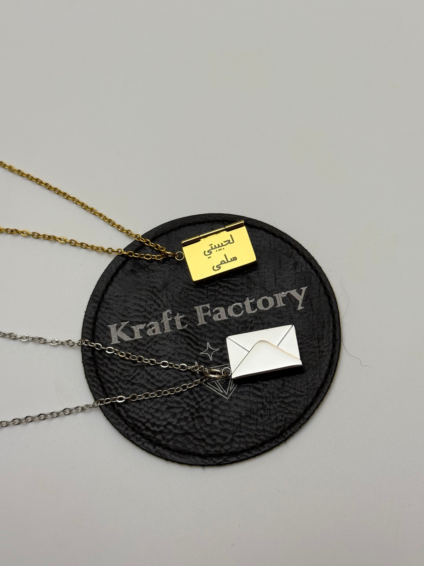 Personalized Envelope Necklace