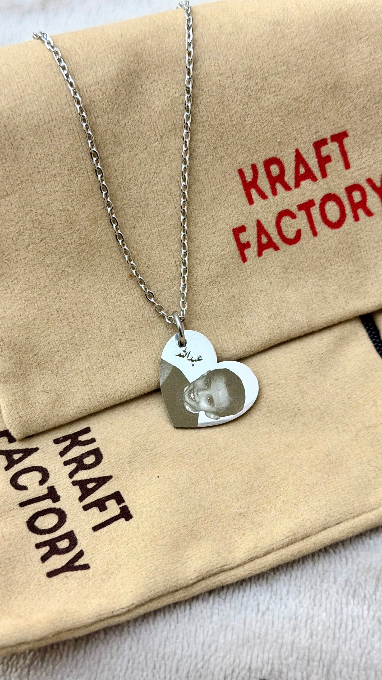 Custom Heart Pendant + Necklace