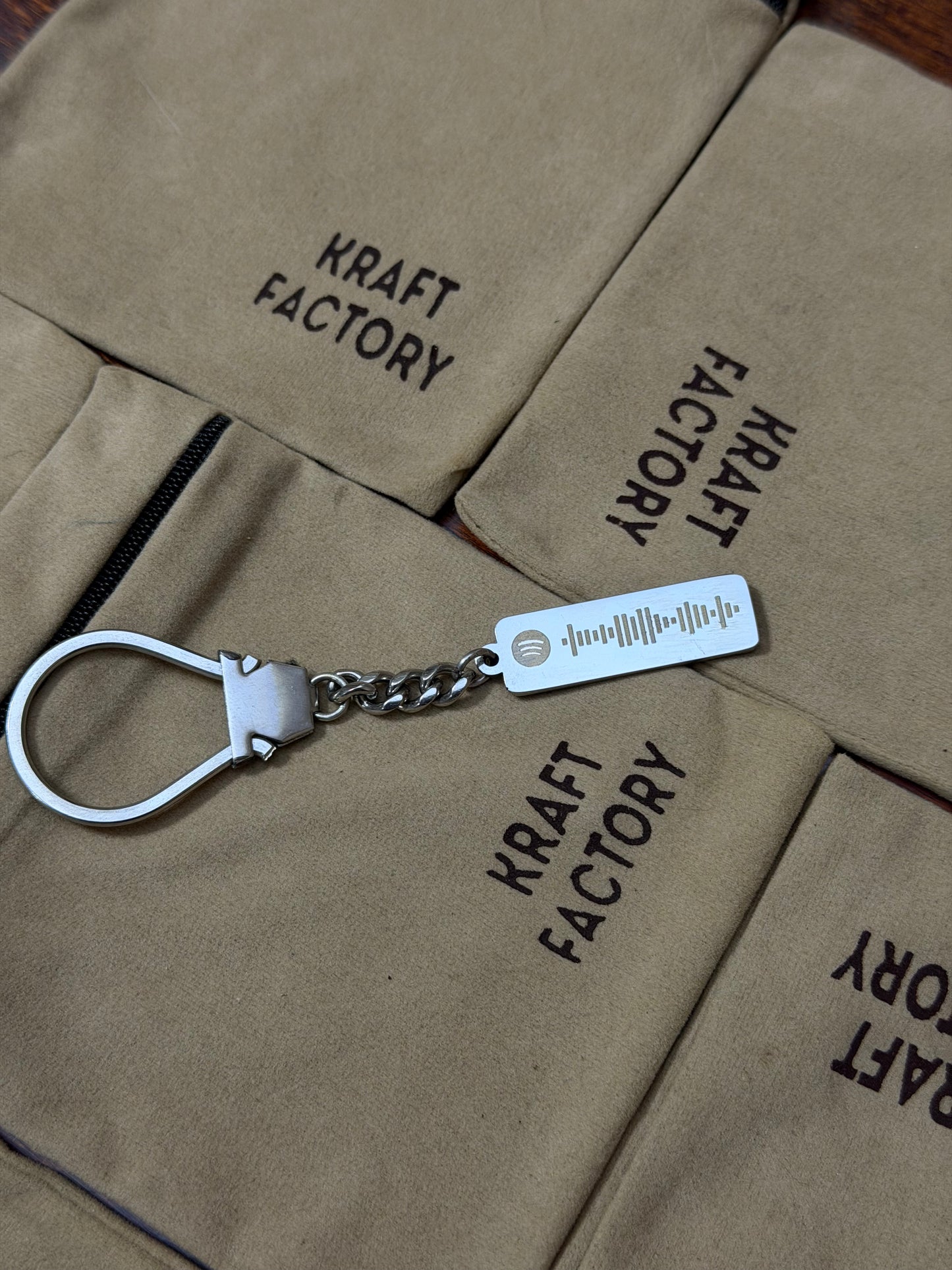 Personalized Eyes + Spotify Keychain