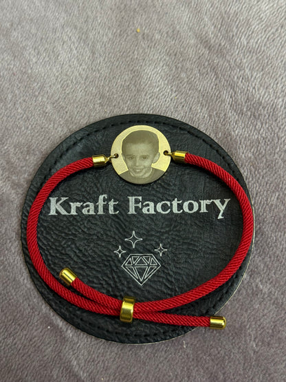 Personalized Cord Bracelet (Round)