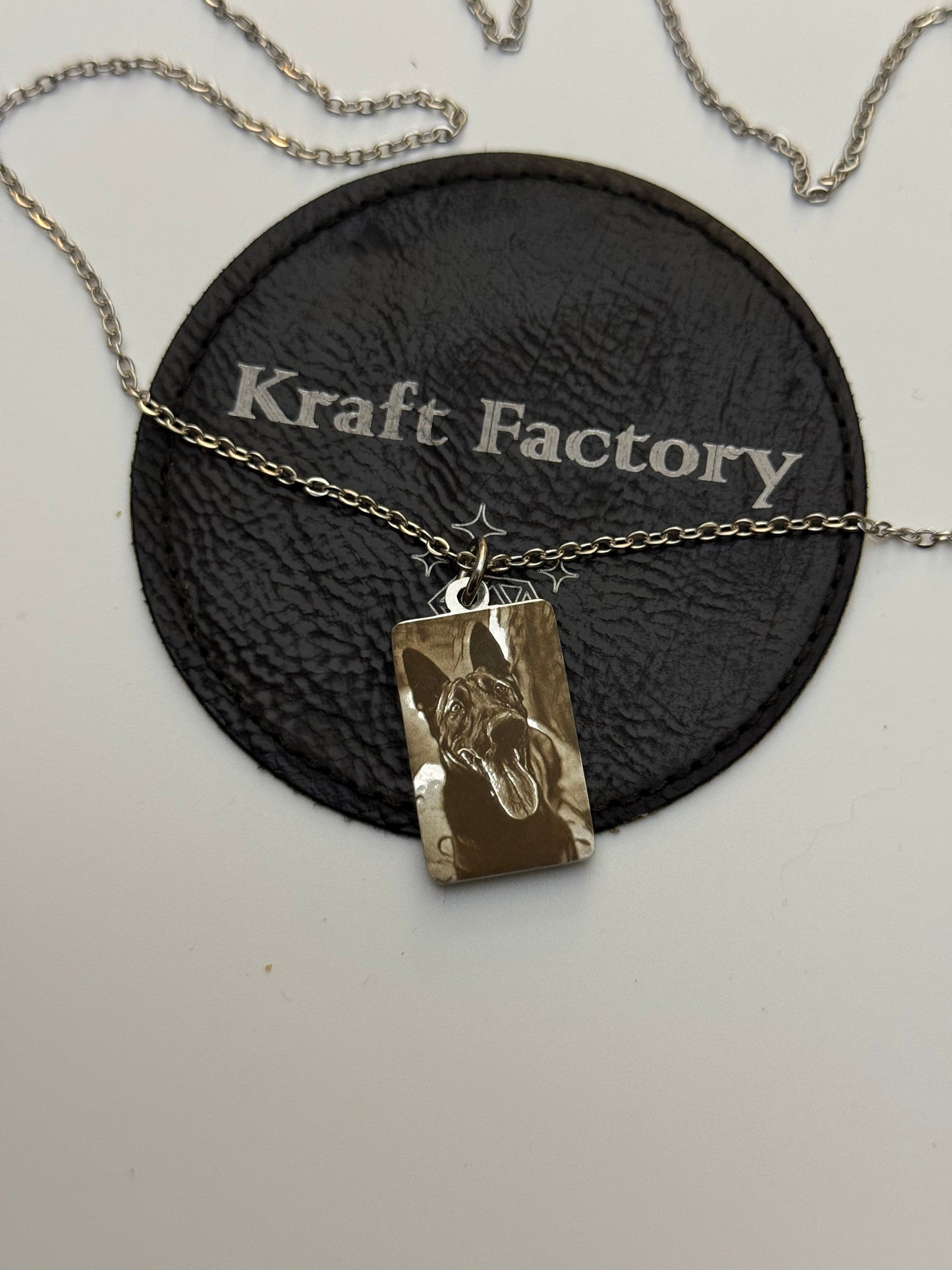 Personalized Rectangle Photo/Design Necklace