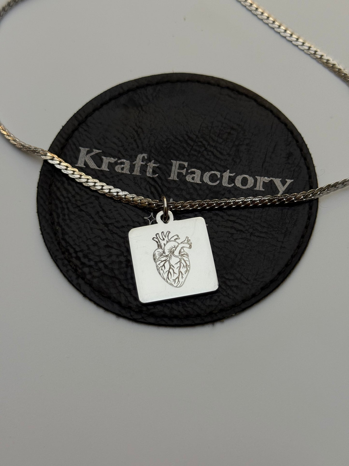 Custom Photo Necklace (Square Pendant)