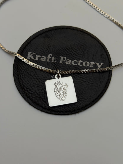 Custom Photo Necklace (Square Pendant)