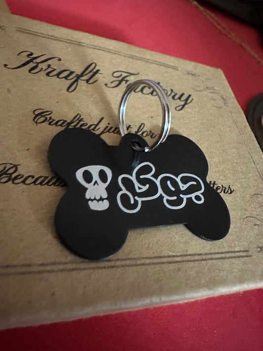 Personalized Aluminum Pet Bone Tag