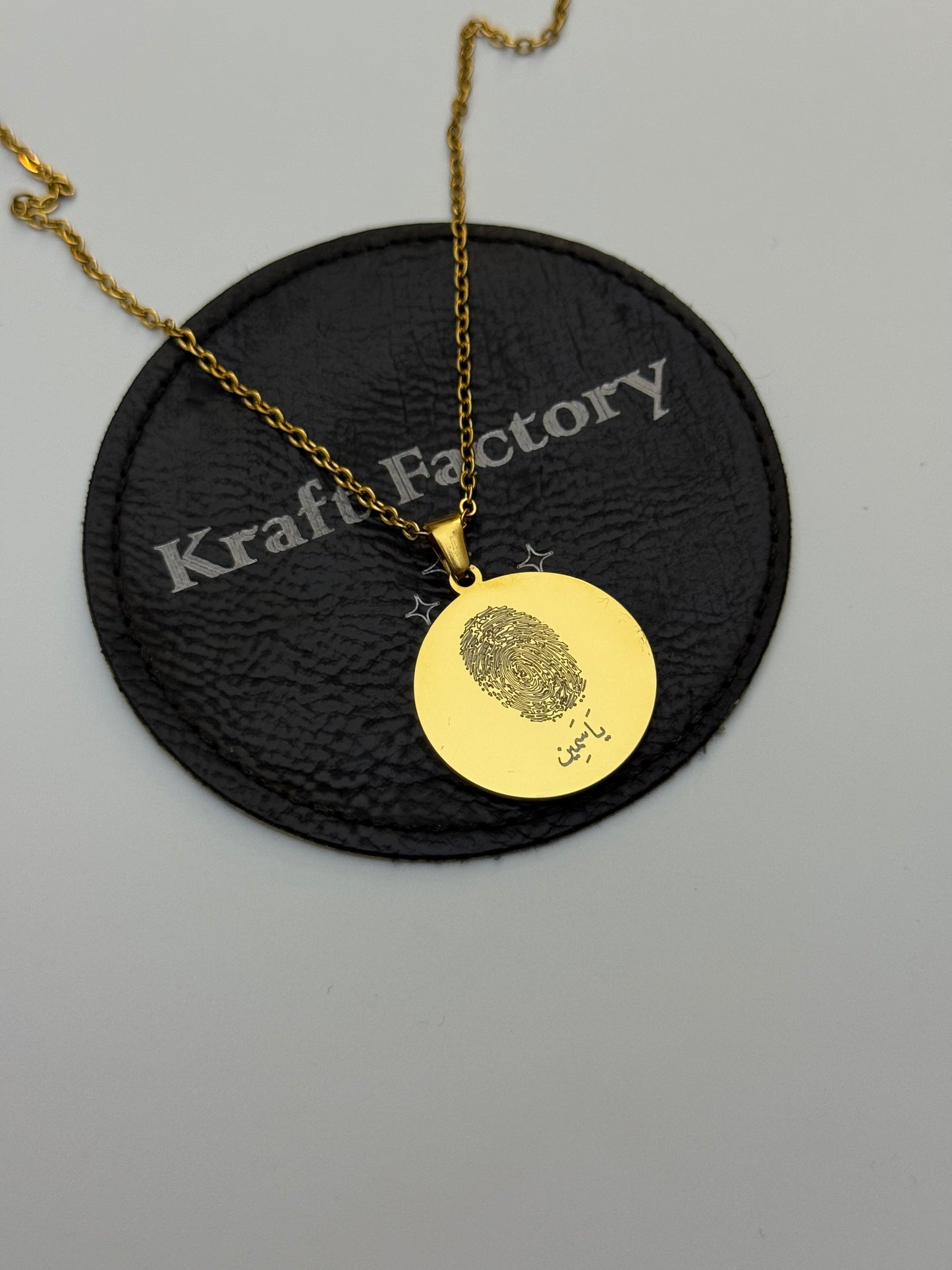 Round Photo Necklace
