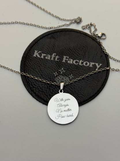 Round Photo Necklace