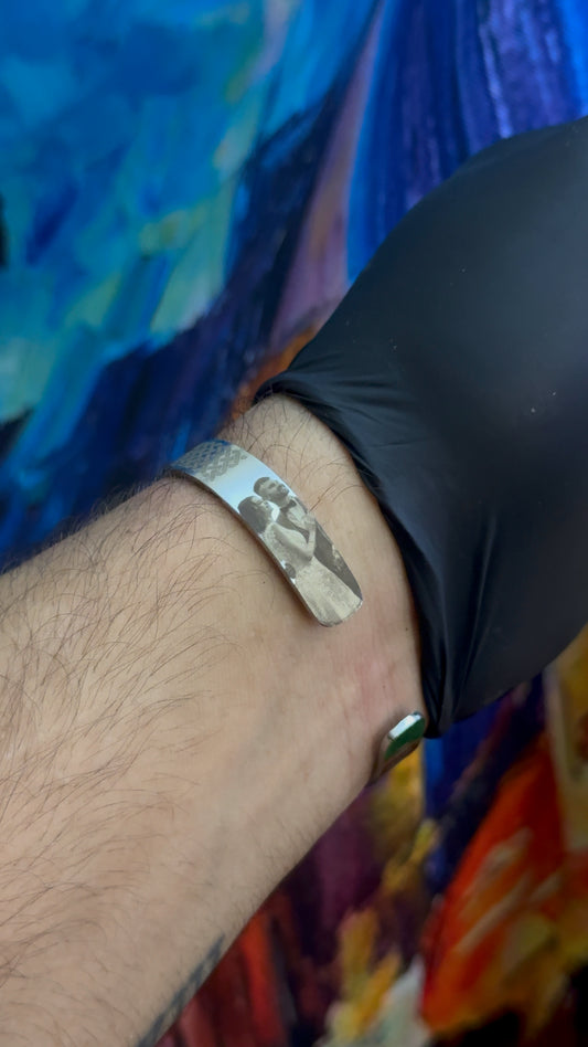 Unisex Personalized Cuff Bracelet