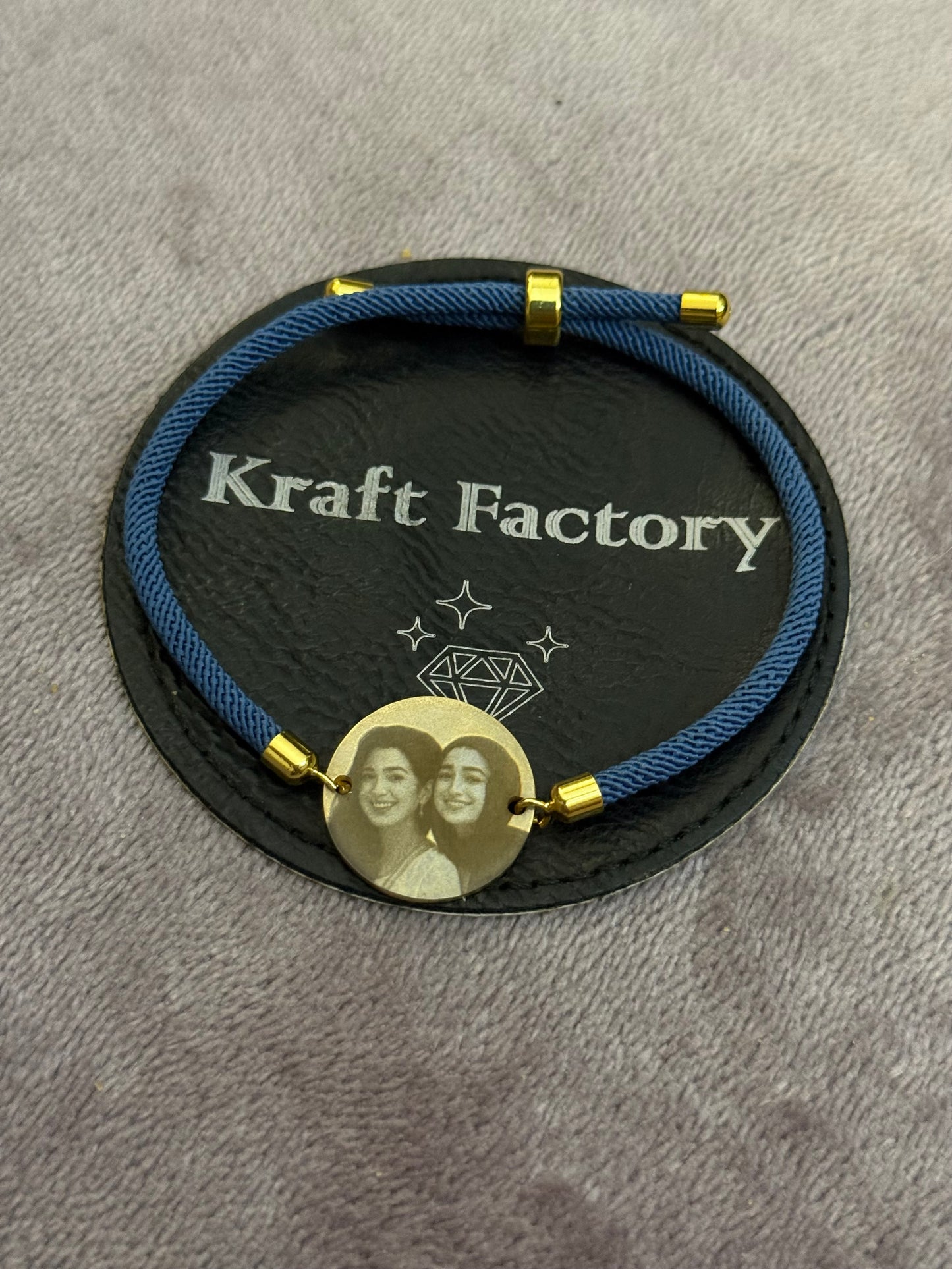 Personalized Cord Bracelet (Round)