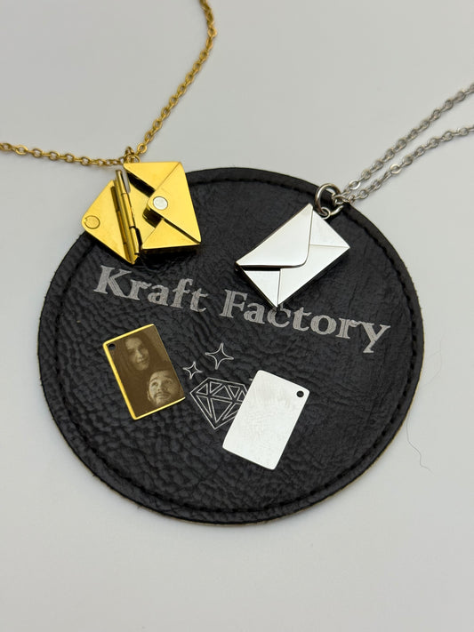 Personalized Envelope Necklace