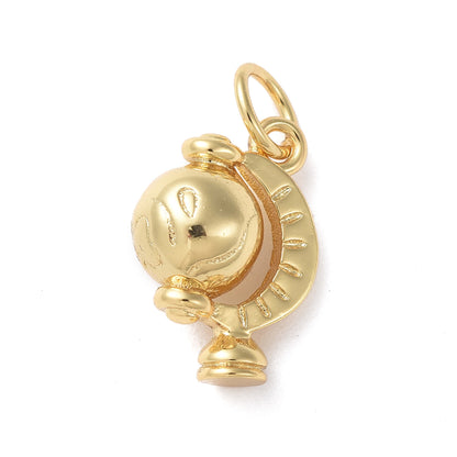 Mini Globe Charm – 18K Gold Plated World Pendant
