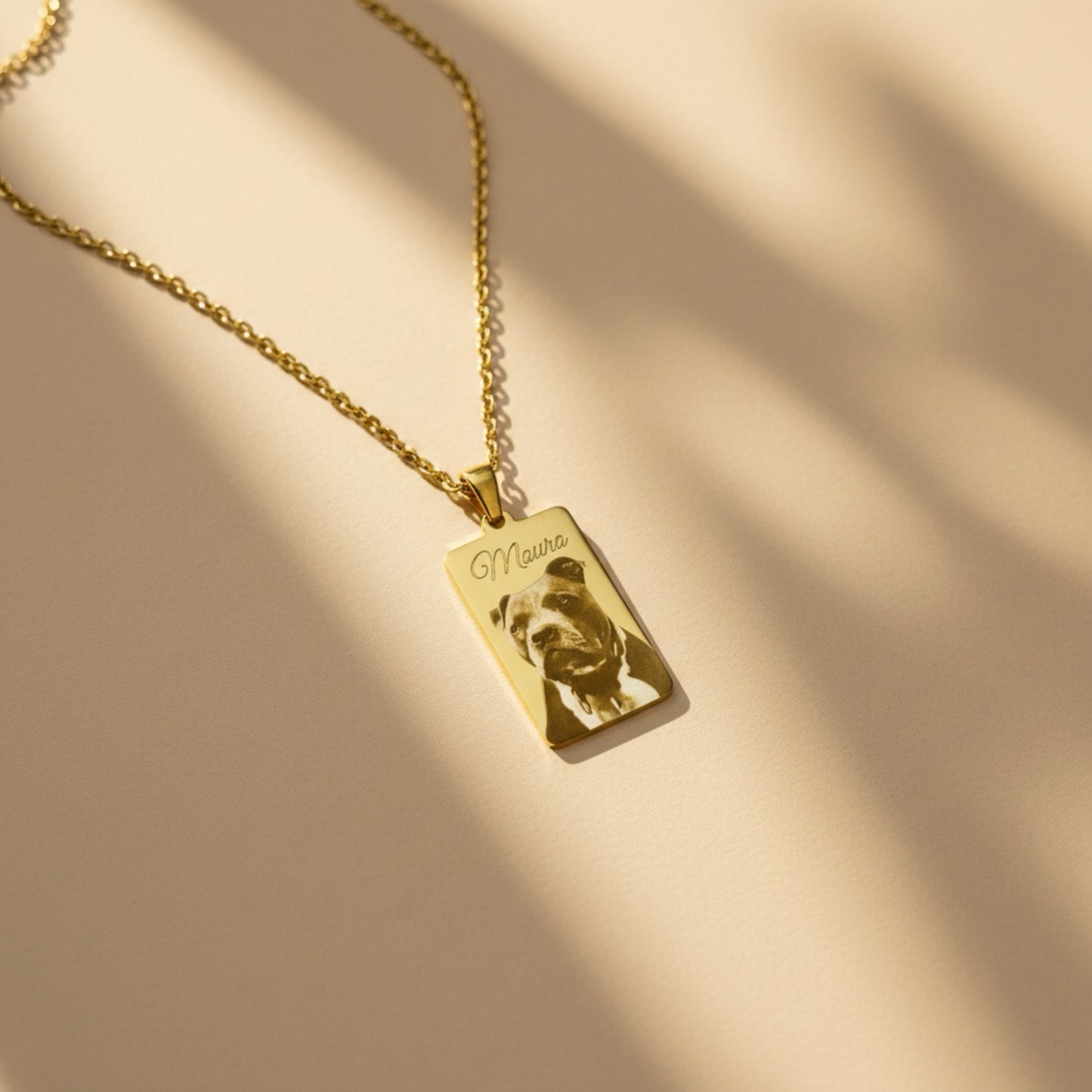 Personalized Rectangle Photo/Design Necklace