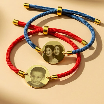 Personalized Cord Bracelet (Round)