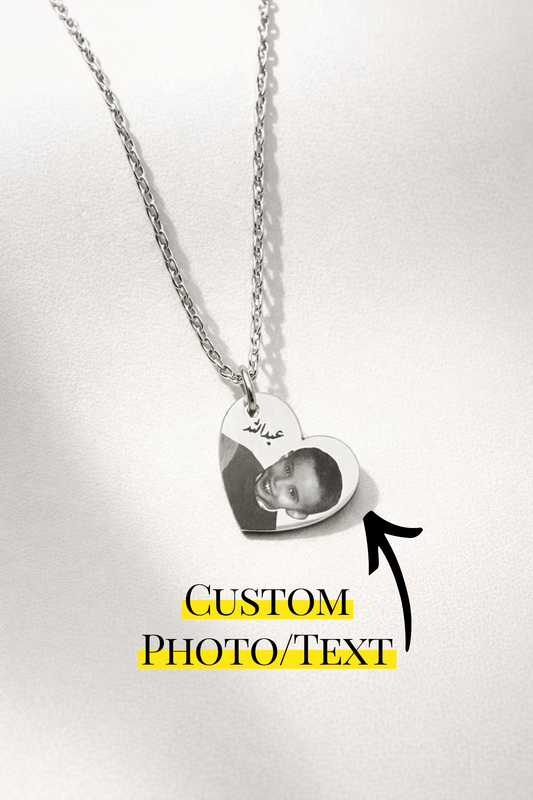 Custom Heart Pendant + Necklace